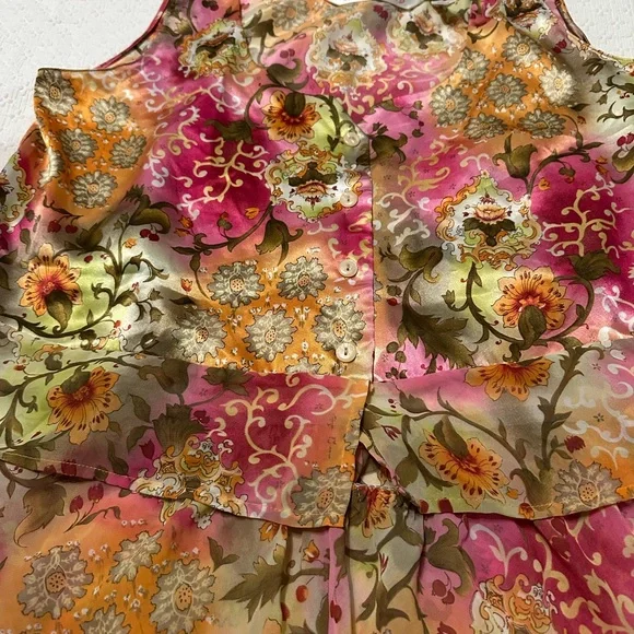 VICTORIAS SECRET 2PC FLORAL NIGHT SET SHORTS/ TANK L - Picture 6 of 7